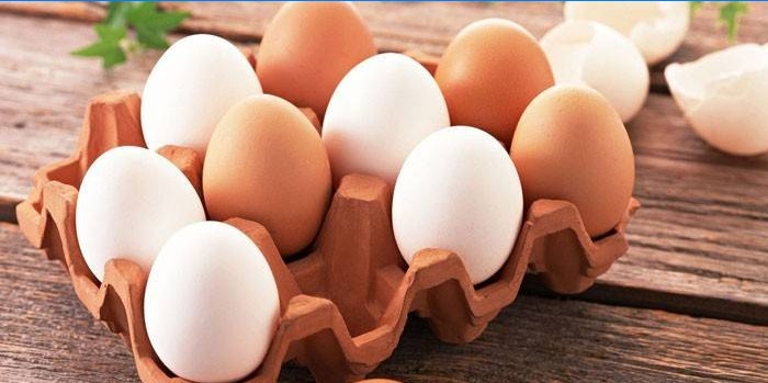 Kaalulangus hommikusook kova keedetud munad