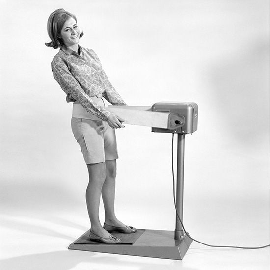 Vintage Slimming Machine poleb, kui ma piss ja kaalulangus